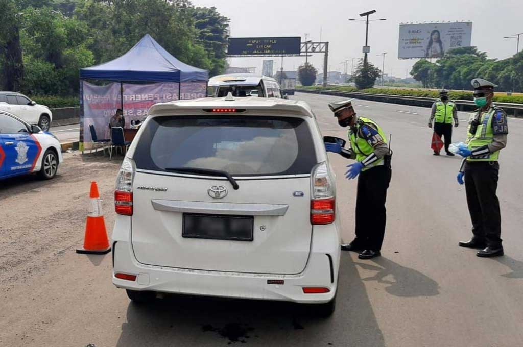 Ilustrasi - Pemudik yang Diminta Putar Balik.