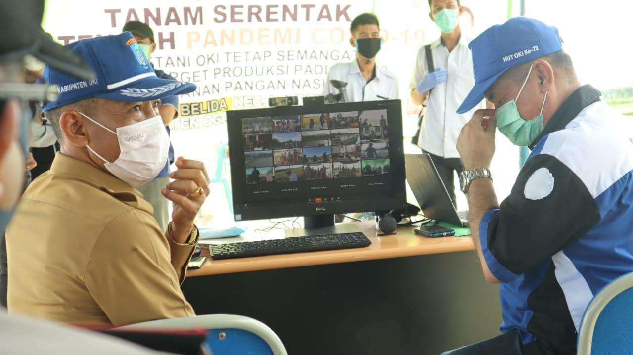 Antisipasi Krisis Pangan, Petani OKI Lakukan Percepatan Tanam