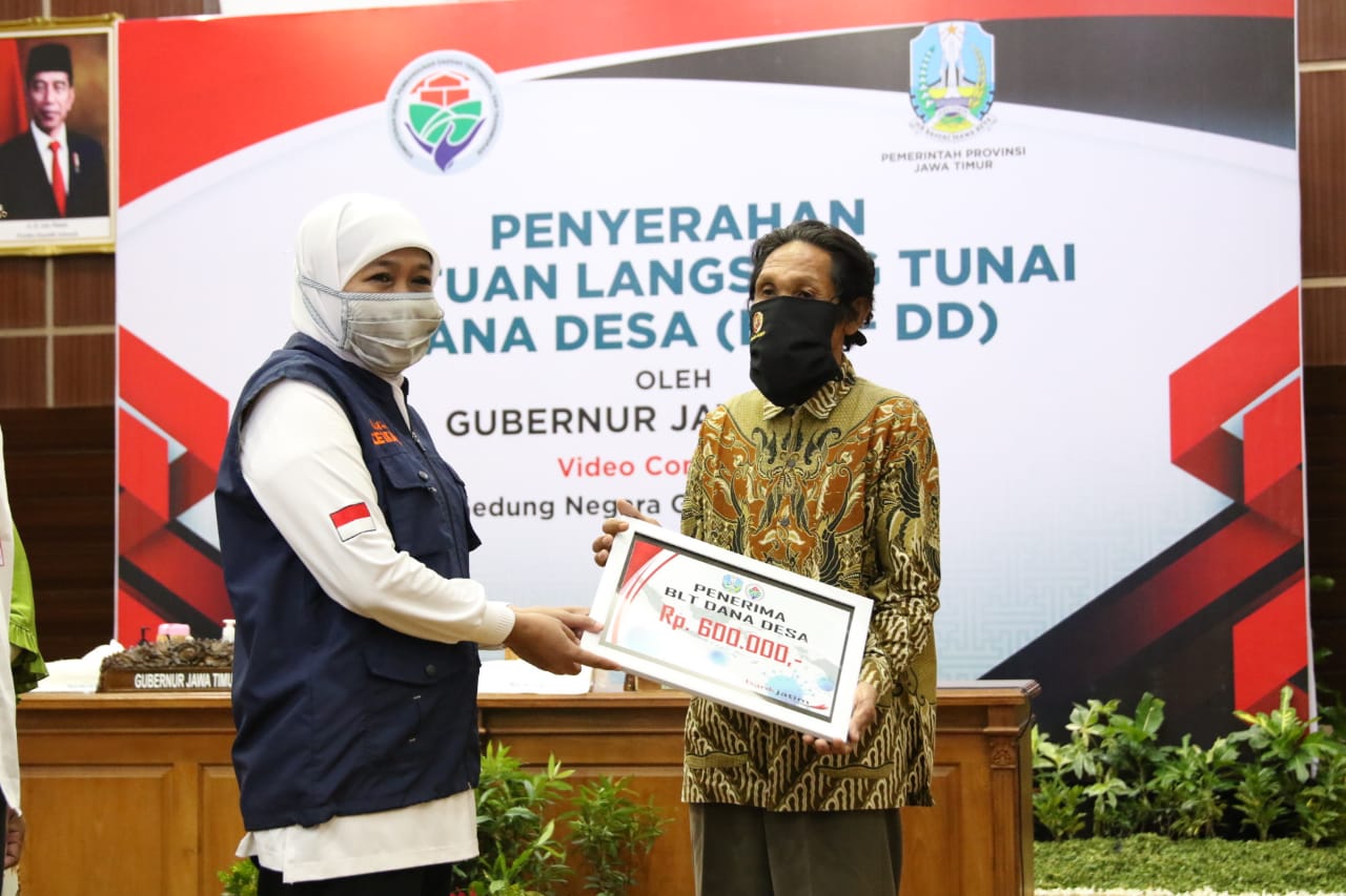 Penyaluran BLT-DD Jatim Harus Selesai Sebelum Hari Raya