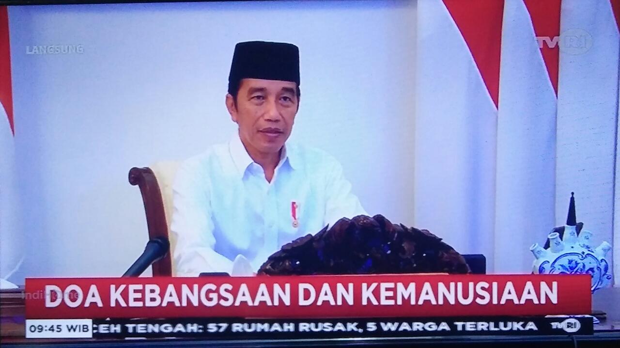Presiden Joko Widodo ambil bagian dalam Doa Kebangsaan dan Kemanusiaan
