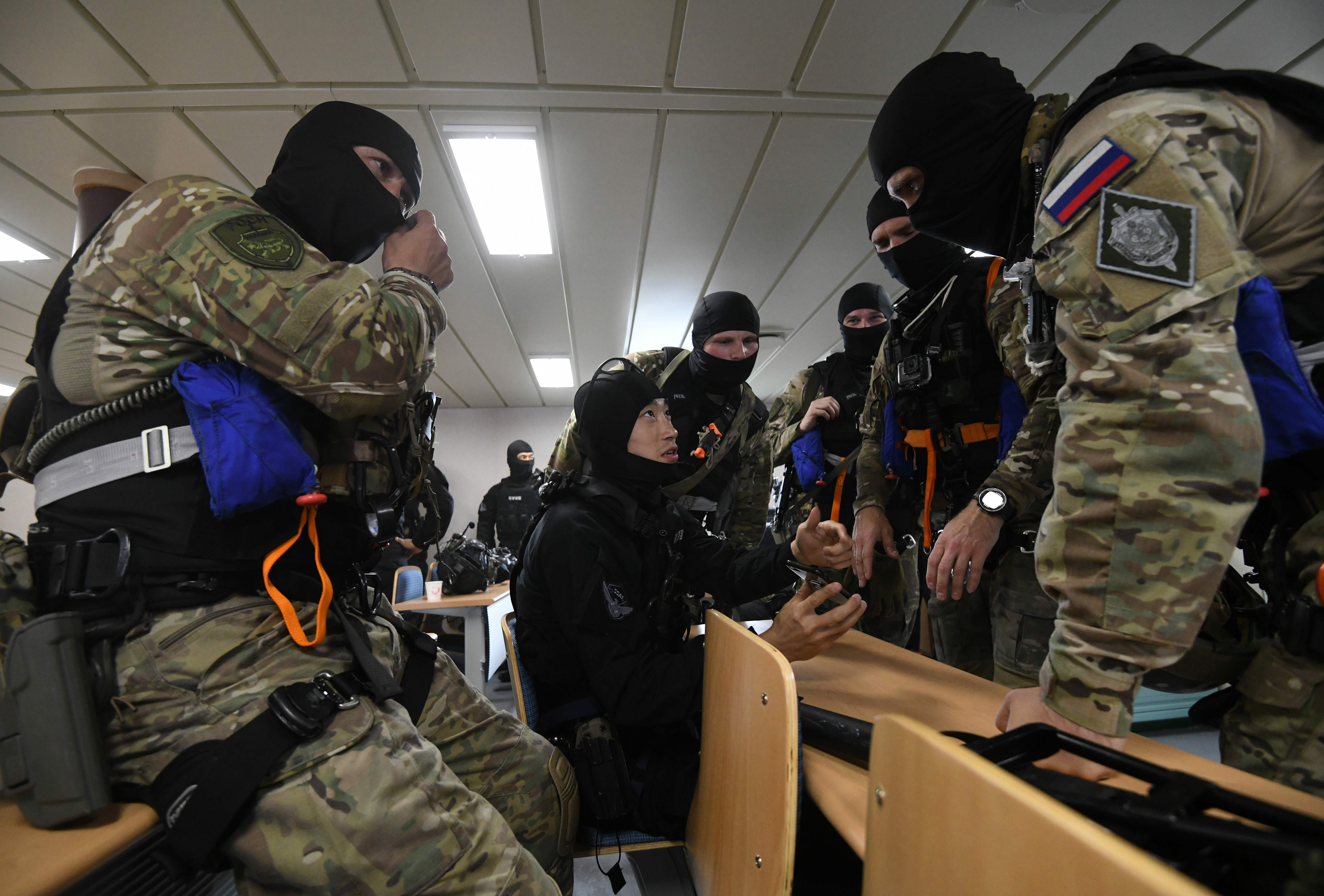 Pasukan penjaga pantai Korea Selatan