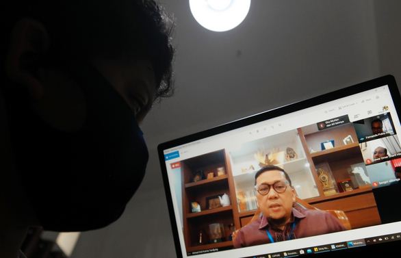 Ketua Komisi II DPR Ahmad Doli Kurnia Tandjung menjadi pembicara utama dalam webinar series di Jakarta, Senin (18/5).