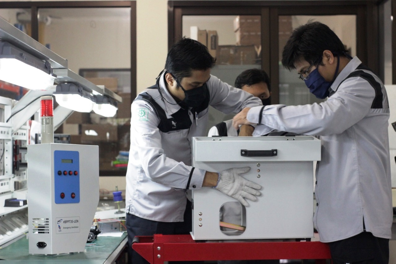 Produksi Ventilator, Len Jaga Bisnis Tetap Jalan di Masa Pandemi