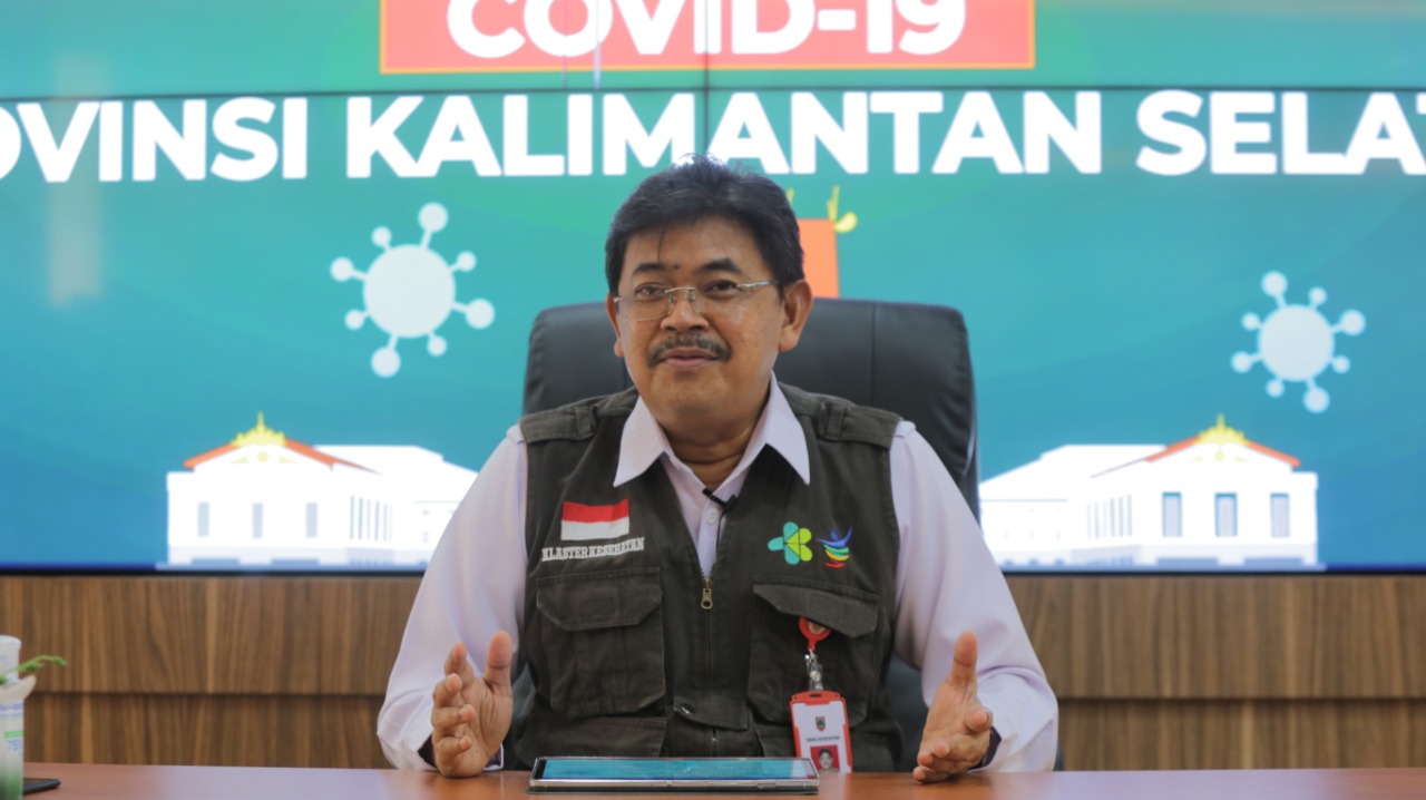 Juru Bicara Tim Gugus Tugas Percepatan Penanganan Virus Korona Kalsel Muslim. (DY)