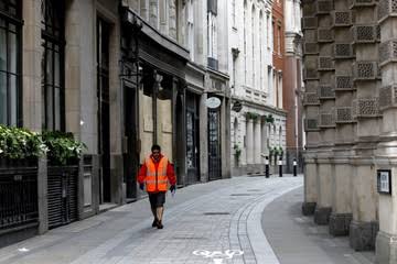 Suasana jalanan London selama lockdown