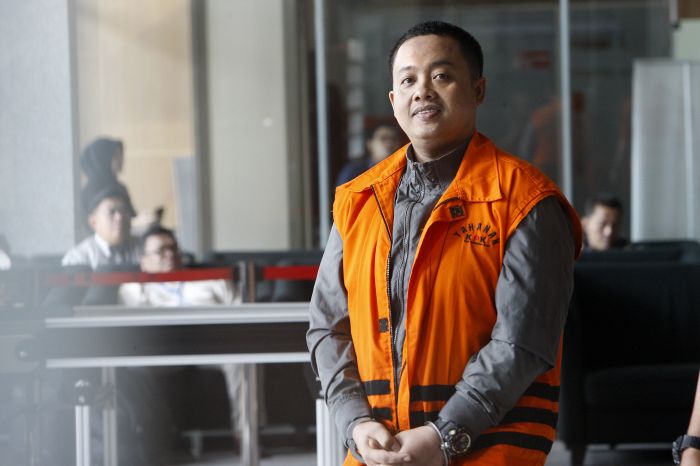 Tersangka Asisten Pribadi mantan Menpora Imam Nahrawi, Miftahul Ulum.