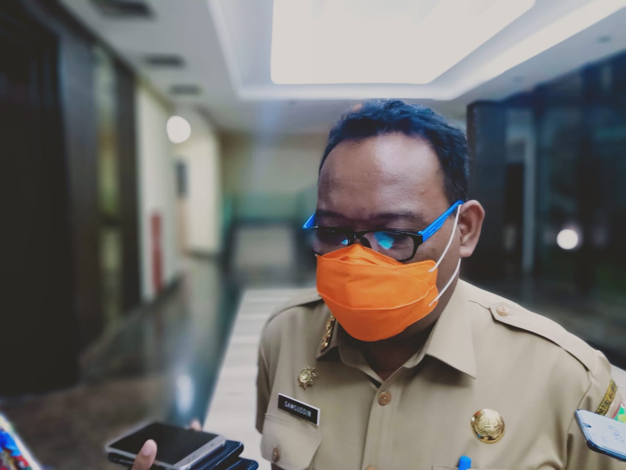 Sekretaris Gugus Tugas Percepatan Penanganan Covid-19, Samsudin A Kadir 