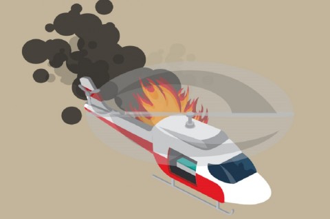 Ilustrasi--kecelakaan helikopter