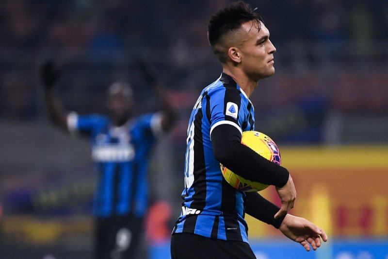 Penyerang Inter Milan Lautaro Martinez.