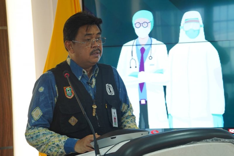 Juru Bicara Tim Gugus Tugas Percepatan Pengendalian dan Penanganan Covid-19 Pemprov Kalsel HM Muslim.