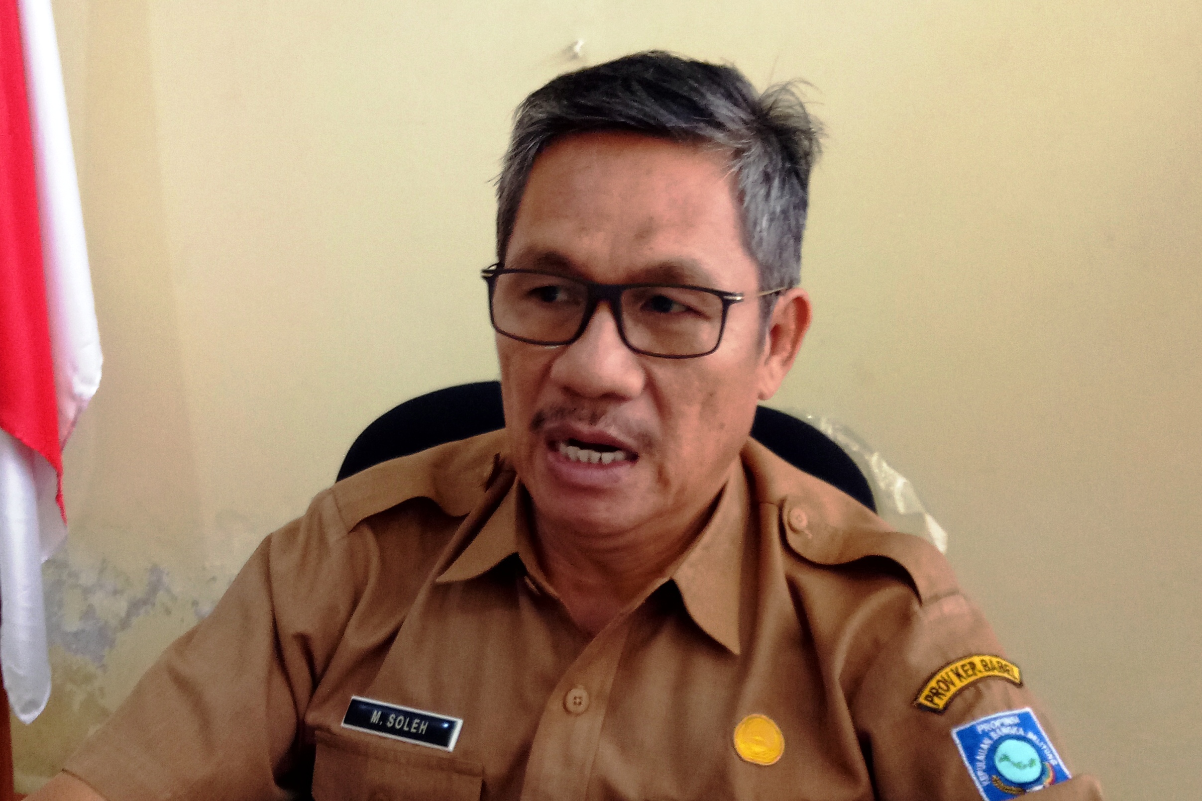 Kepala Dinas Pendidikan Babel M Soleh.