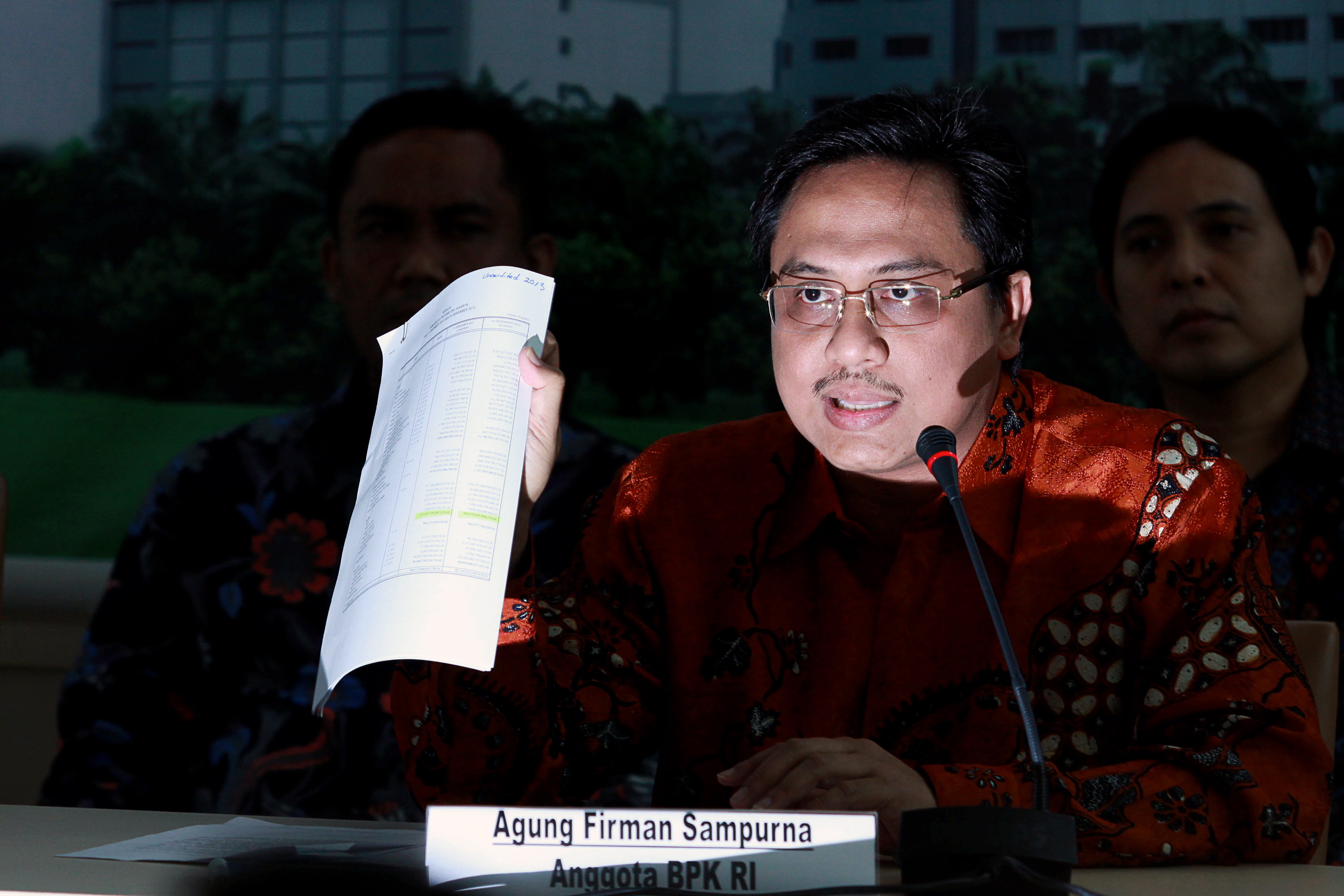 Ketua BPK Agung Firman Sampurna