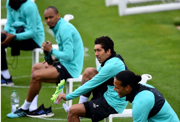 Para pemain Liverpool kembali berlatih di Melwood.