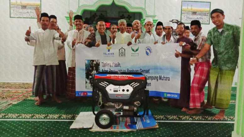 Bantuan genset untuk Musholla Nurul Iman di Lebak, Banten