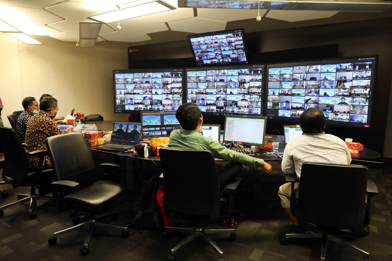 Kementerian PPN/Bappenas mengadakan Temu Konsultasi Triwulanan Bappenas-Bappeda Seluruh Indonesia pada Selasa (26/5) via konferensi video.