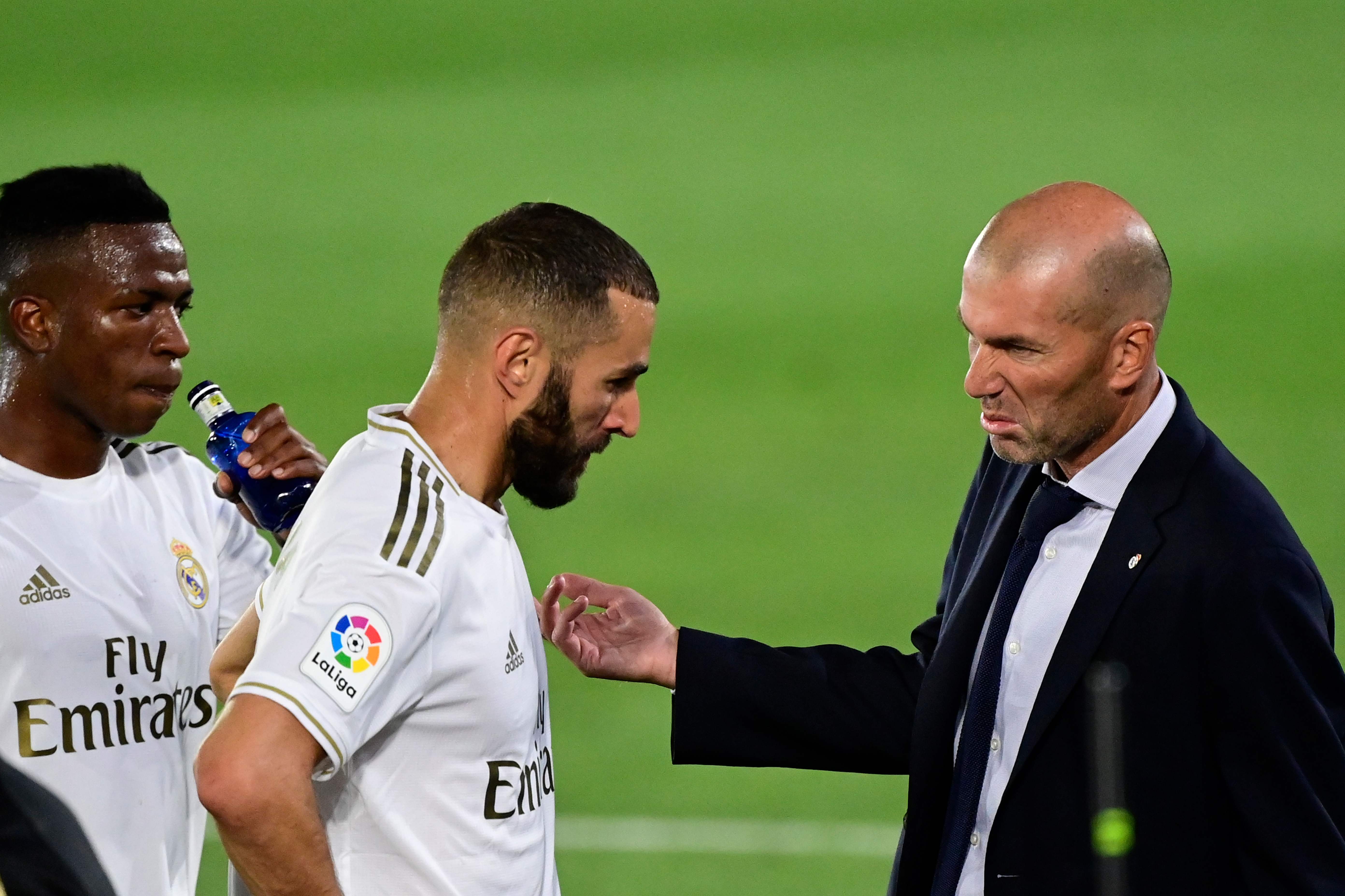 Pelatih Real Madrid Zidane was-was menghadapi juru kunci Espanyol, di La Liga Senin dini hari (29/6). 