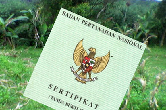 Sertifikat tanah gratis