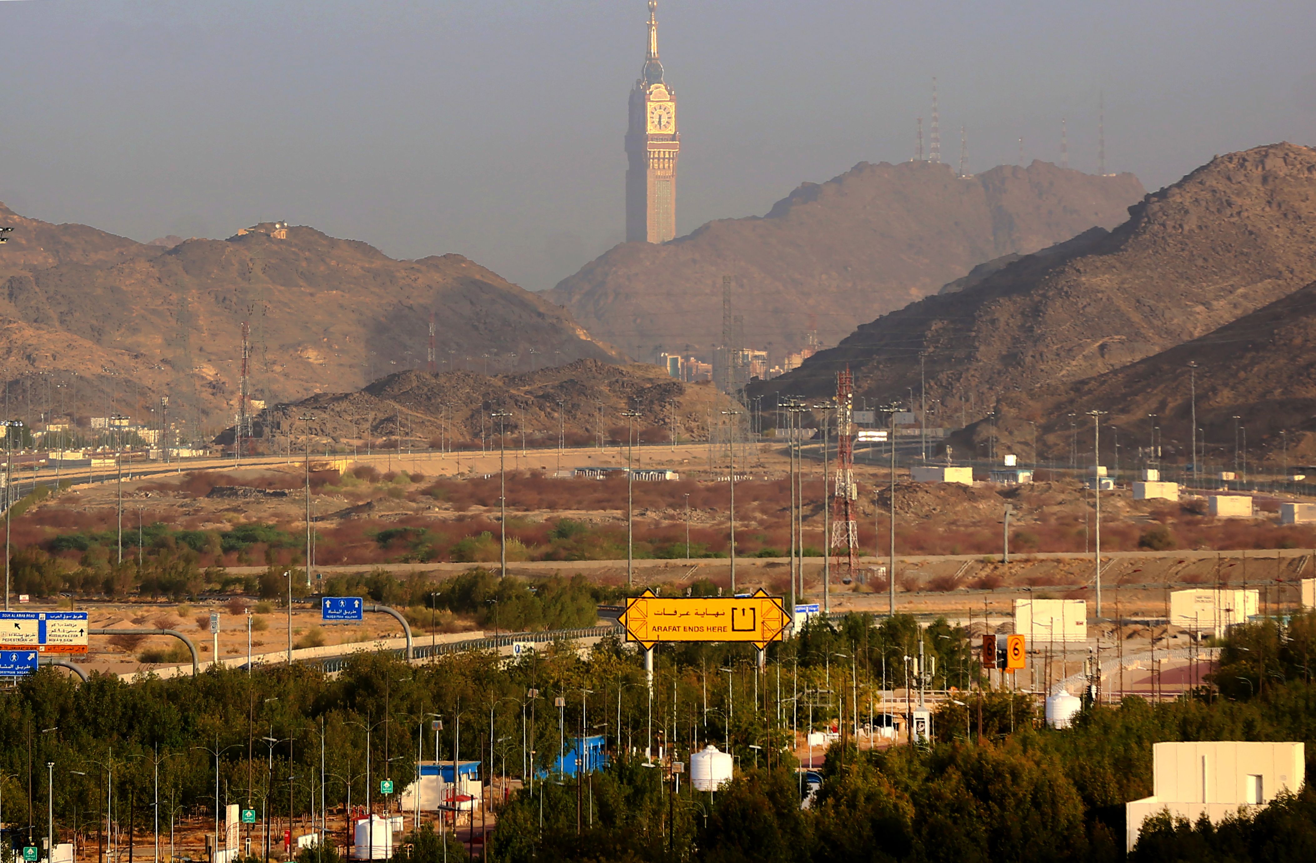 Suasana kota Mekkah di Arab Saudi