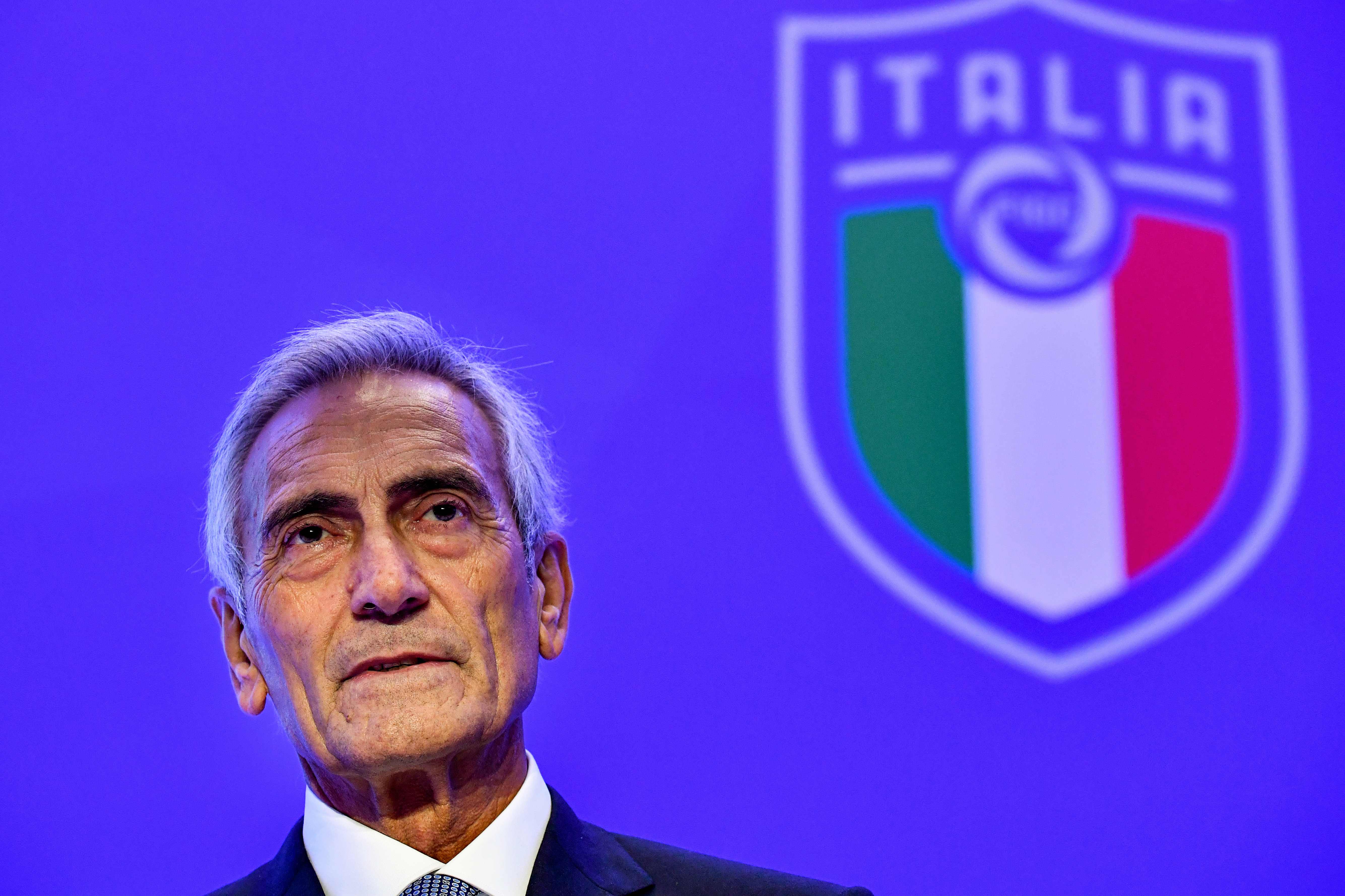 Presiden Federasi Sepak Bola Italia (FIGC), Gabriele Gravina