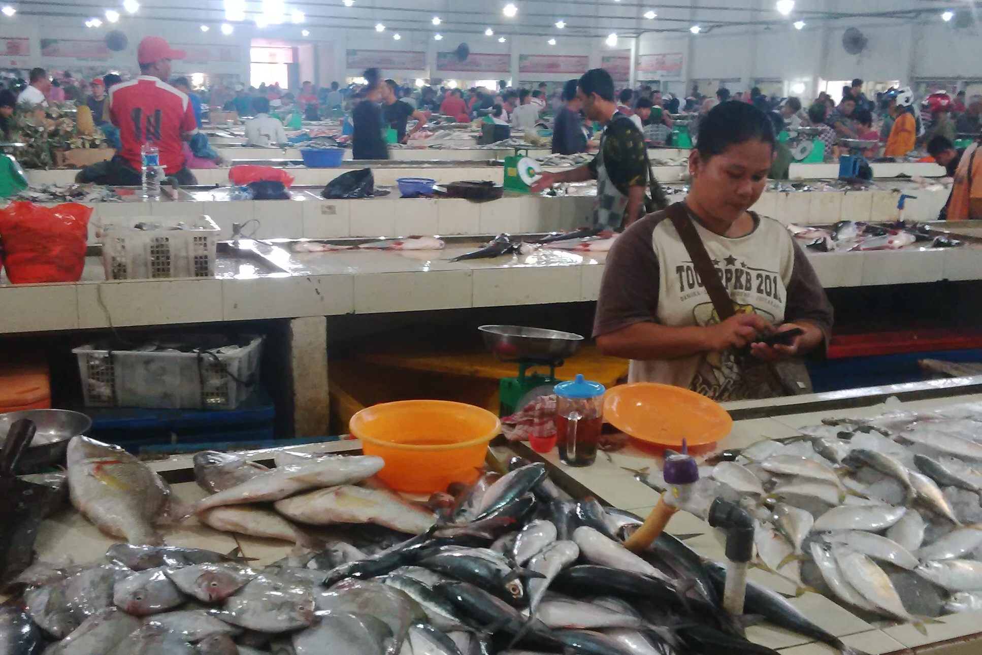 Pasar ikan Sungailiat, Bangka Belitung (ilustrasi)