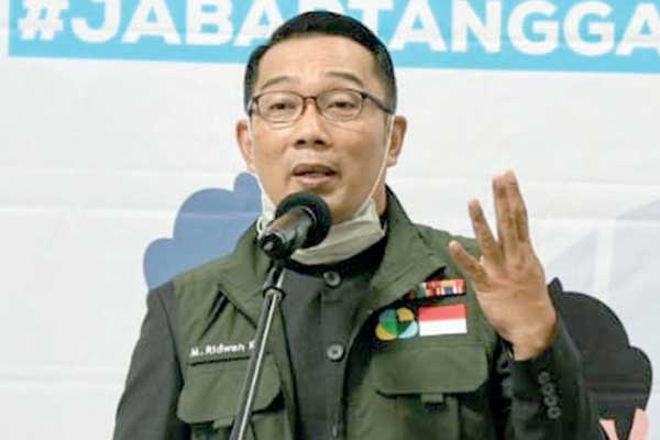 Gubernur Jawa Barat, Ridwan Kamil.