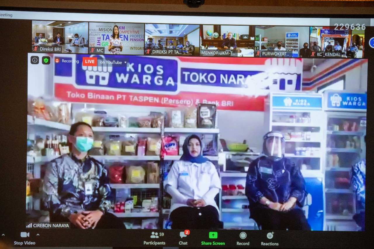 Peluncuran Kios Warga dilaksanakan di Jakarta (10/06) secara virtual.