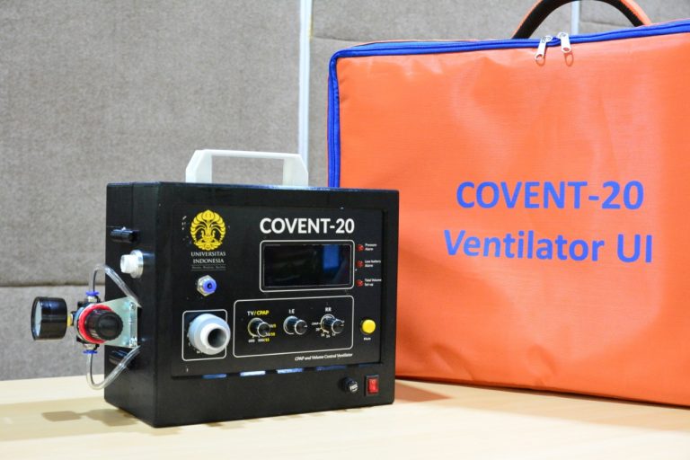 COVENT-20, Ventilator Buatan UI Mulai Masuki RS Rujukan Covid-19