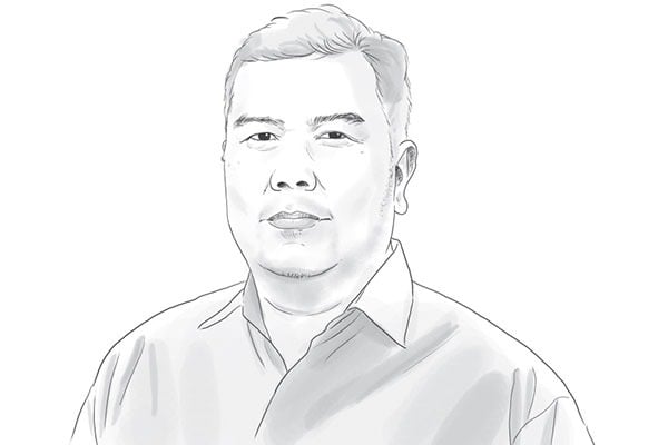 Wartawan Media Indonesia Raja Suhud 