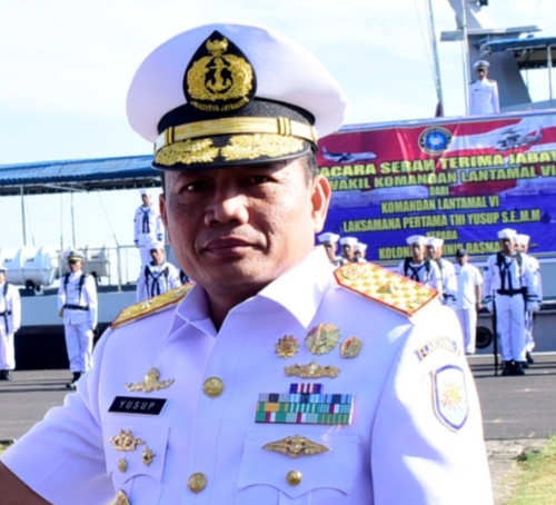 Staf Ahli Kedaulatan Wilayah Kemaritiman, Laksamana Pertama Yusuf.