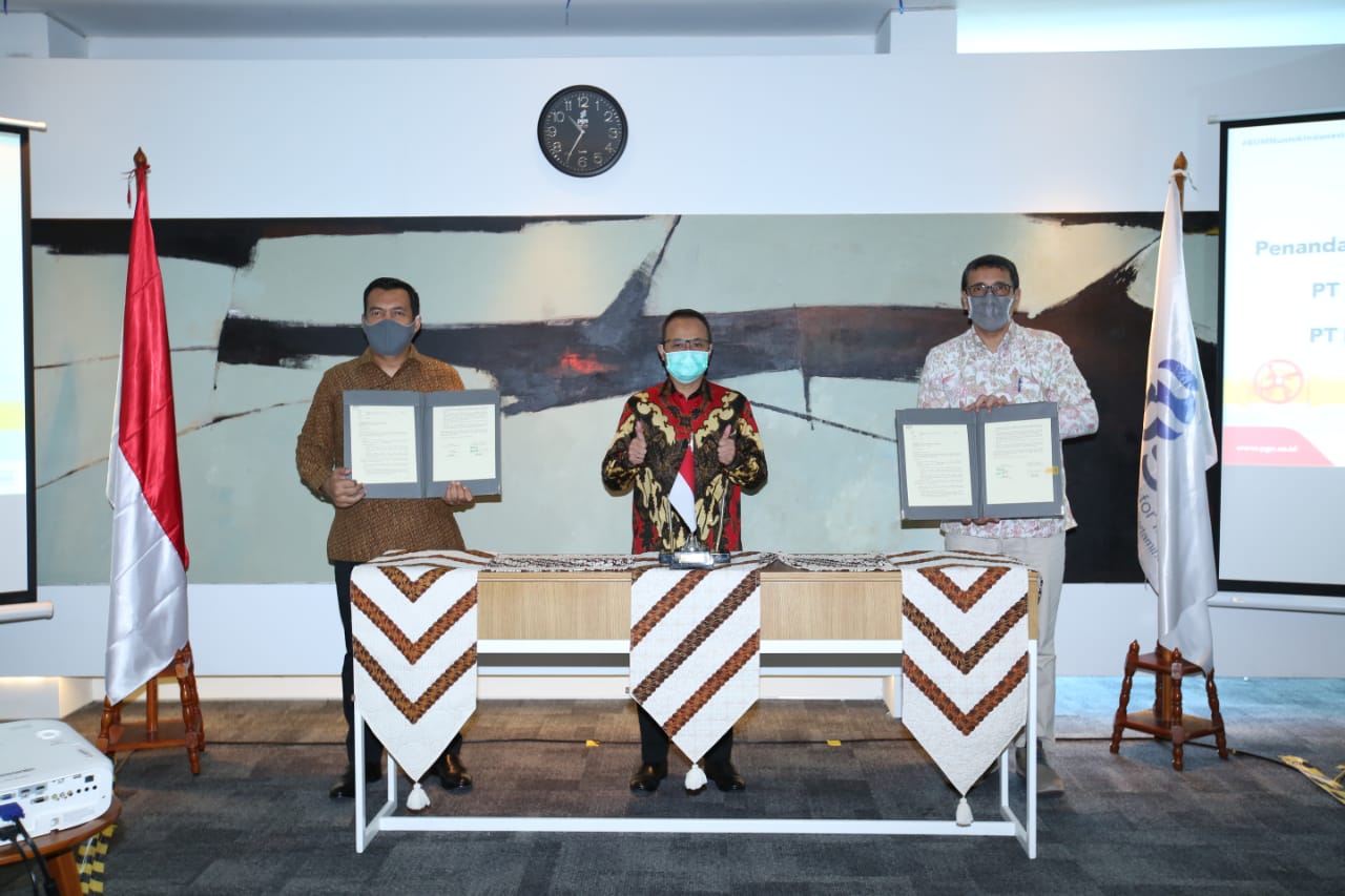  PT Perusahaan Gas Negara Tbk (PGN) dan PT Krakatau Steel menandatangani perjanjian jual beli gas (PJBG).