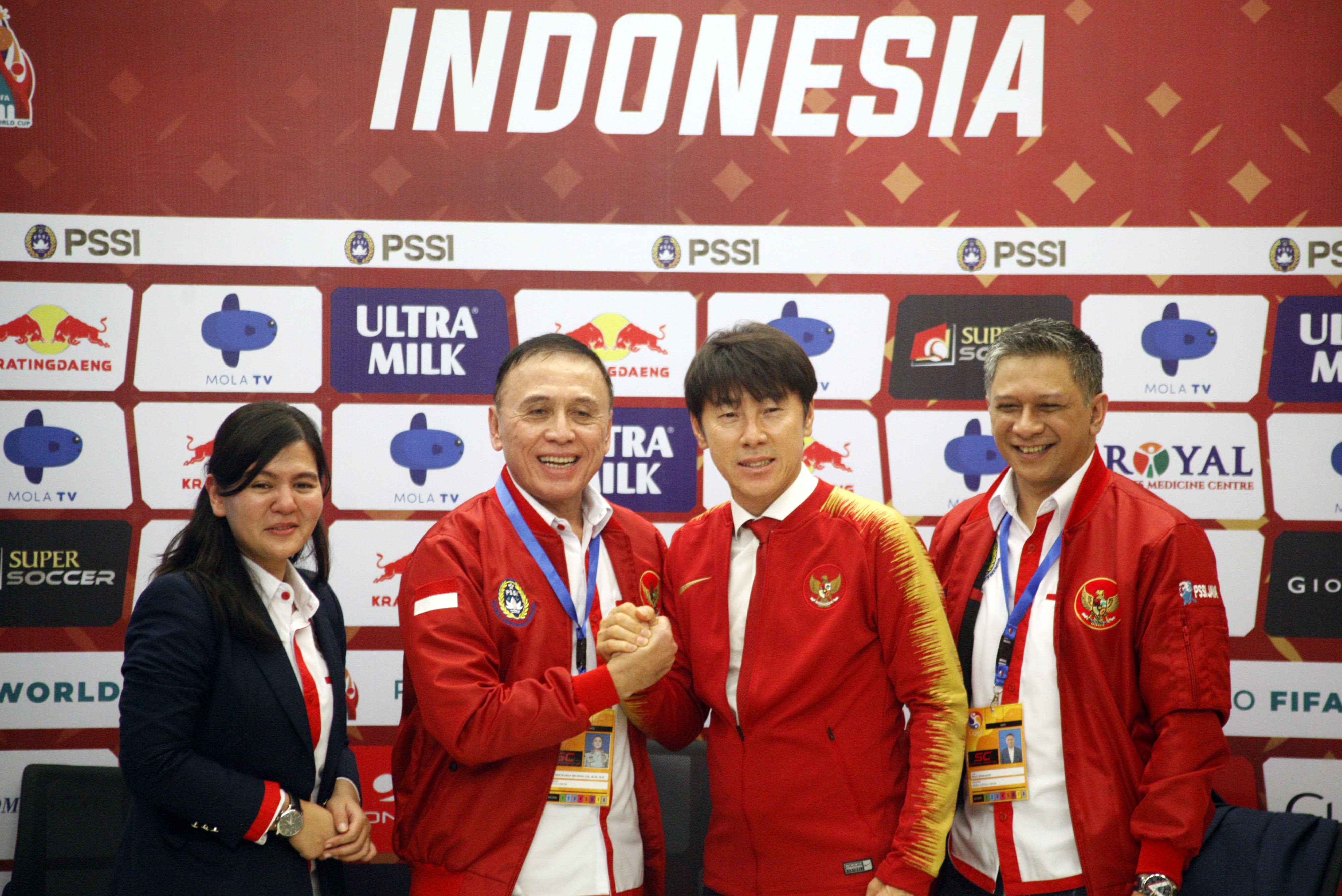 Momen Shin Tae-Yong diperkenalkan sebagai pelatih Timnas Indonesia