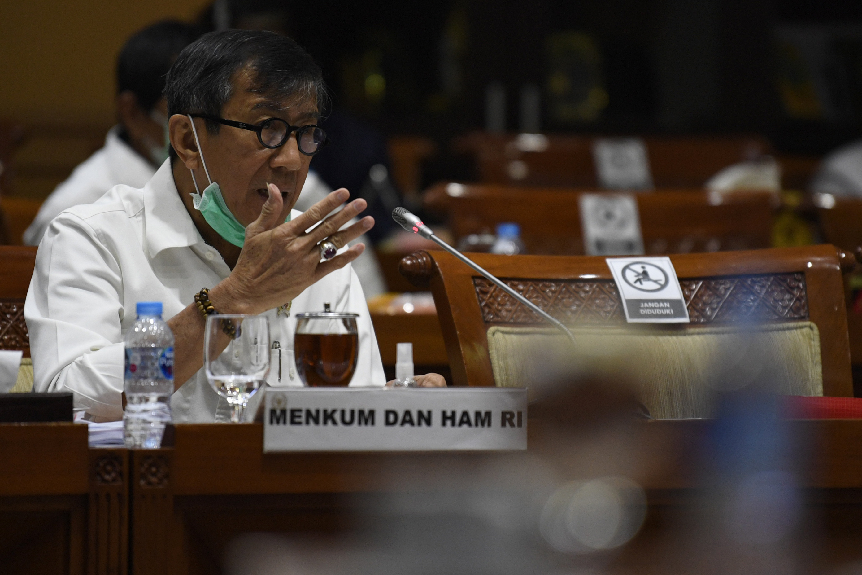 Menteri Hukum dan HAM Yasonna Hamonangan Laoly