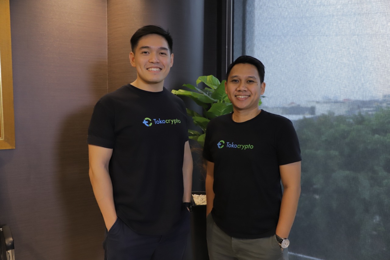 CEO Tokocrypto Pang Xue Kai dan COO Tokocrypto Teguh Kuniawan Harmanda