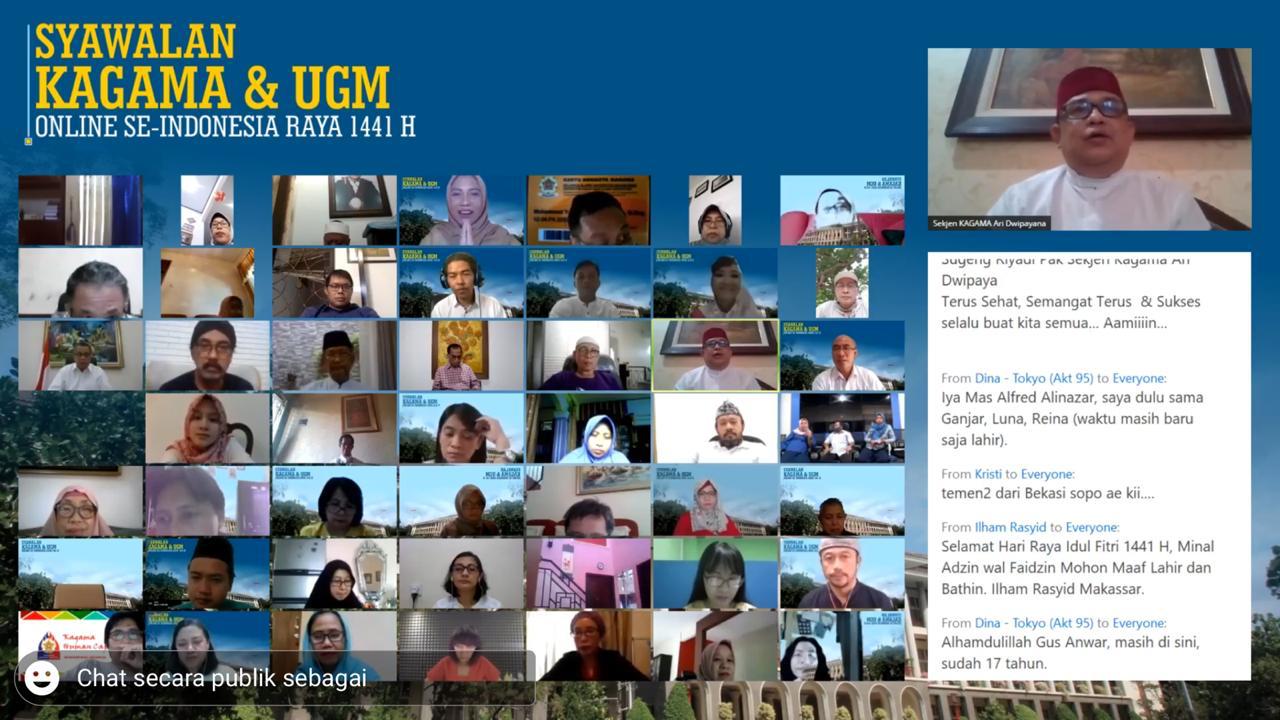 Gelar Syawalan, Kagama Bertekad Tebarkan Optimisme Ditengah Wabah