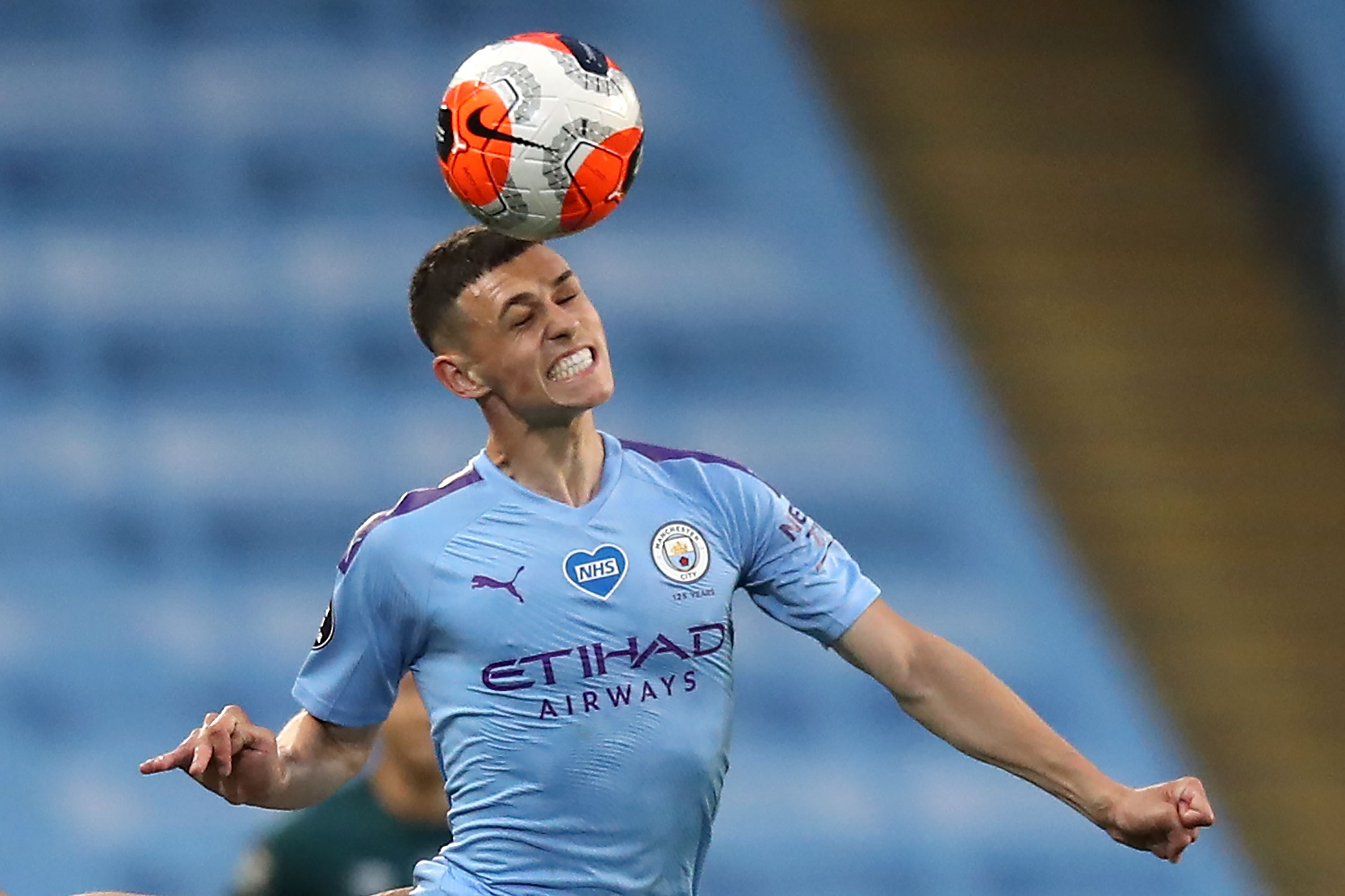 Phil Foden mencetak dua gol saat Manchester City lawan Burnley di Etihad Stadium, Manchester pada 22/6/2020
