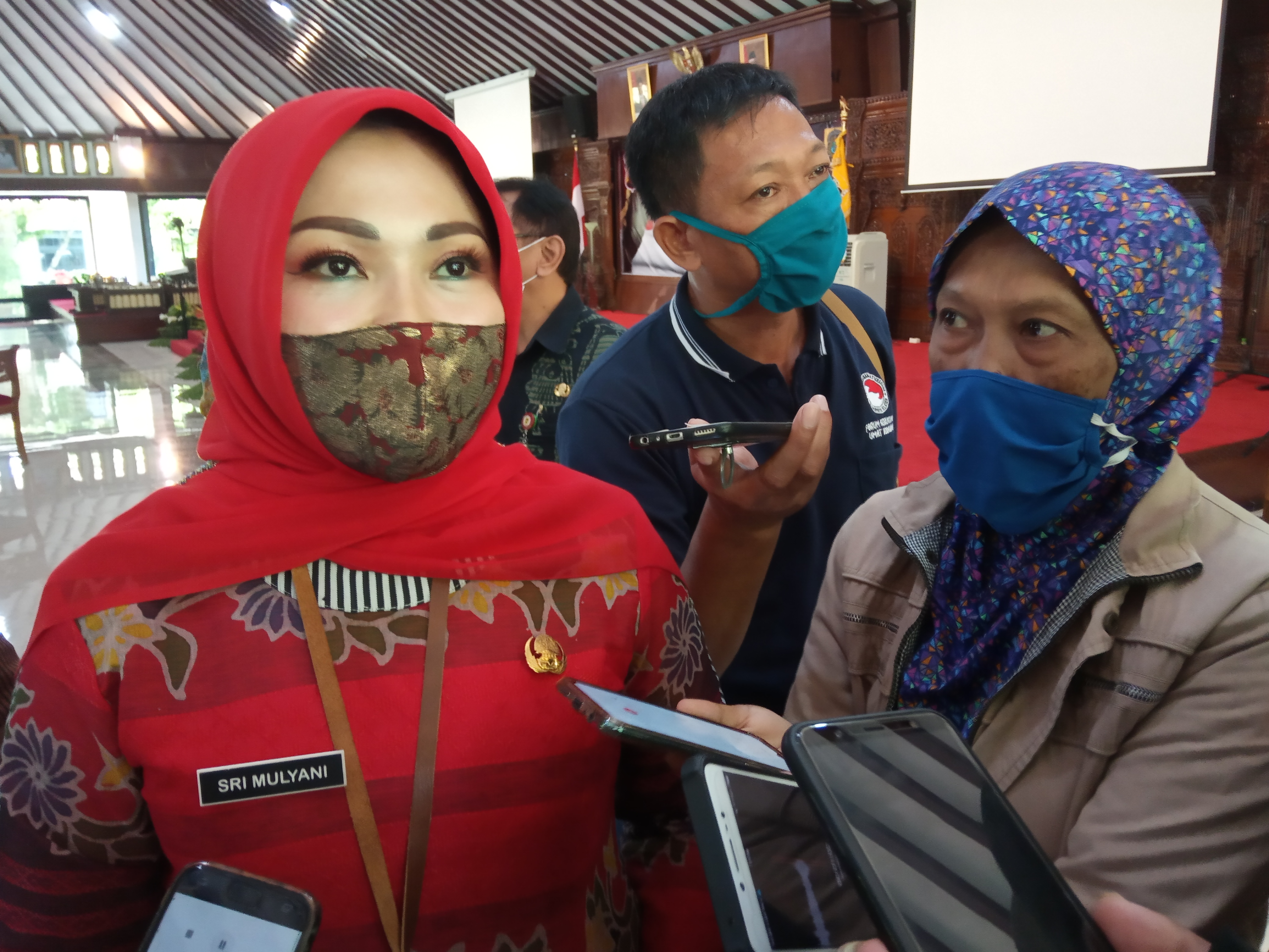 Ketua Gugus Tugas Pencegahan dan Pengendalian  Covid-19 Kabupaten Klaten, Sri Mulyani