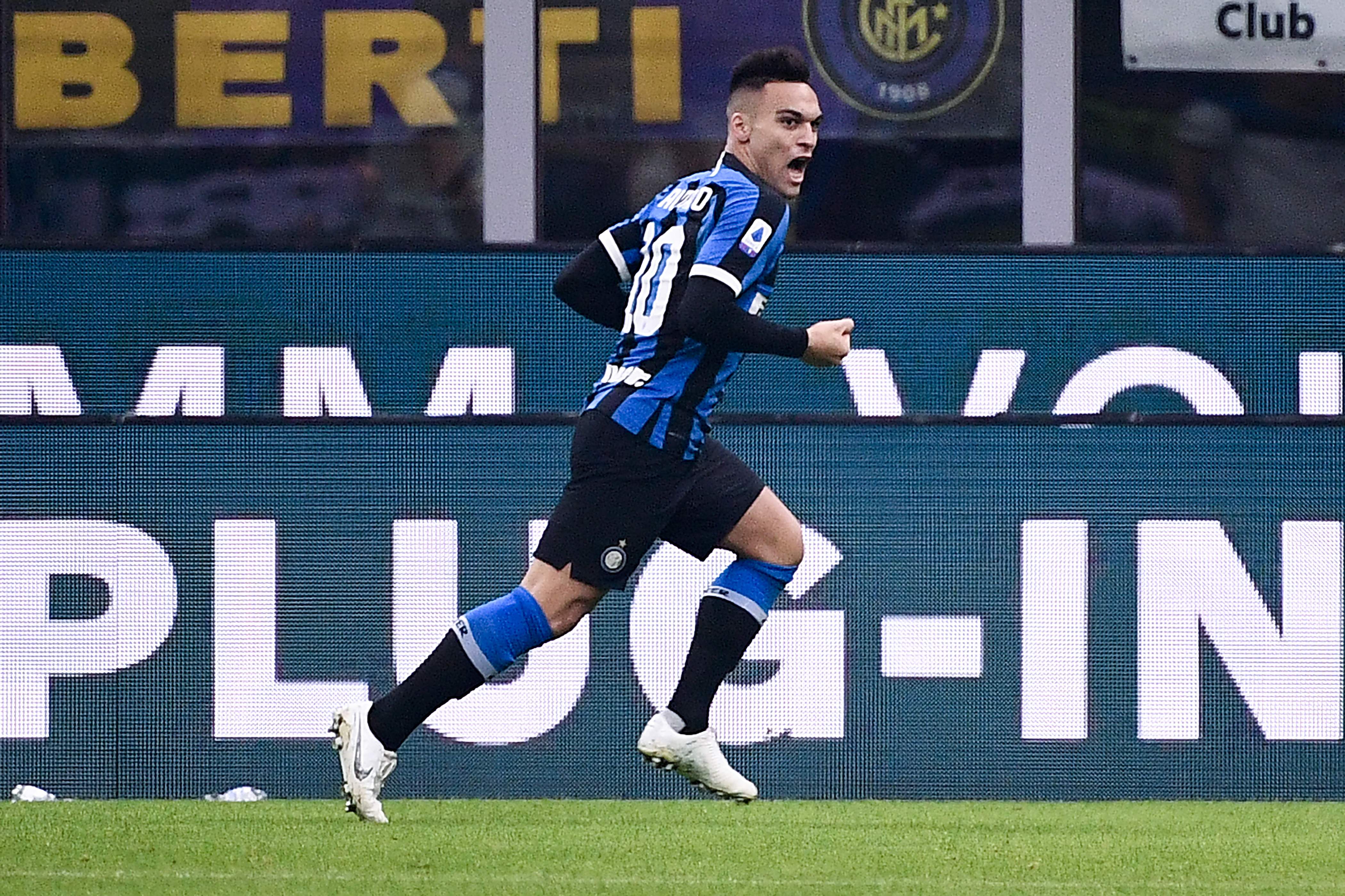 Striker Inter Milan Lautaro Martinez