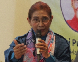 Mantan Menteri Kelautan dan Perikanan Susi Pudjiastuti.