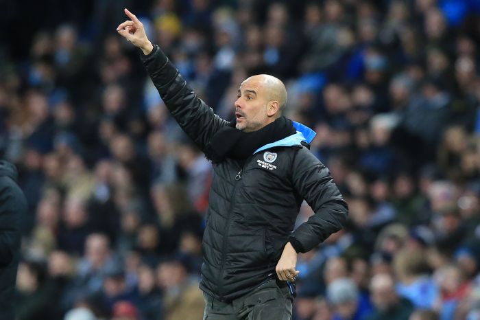Pelatih Manchester City Pep Guardiola 