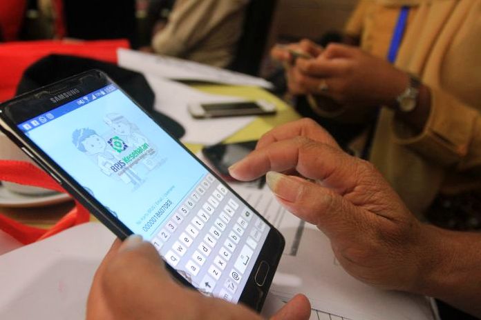 Ilustrasi aplikasi BPJS Kes.