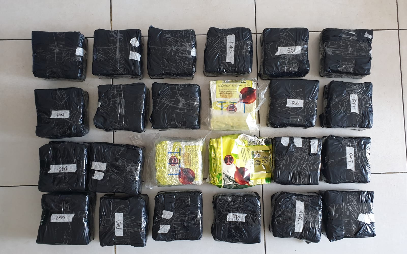 Sabu yang disita Polda Riau