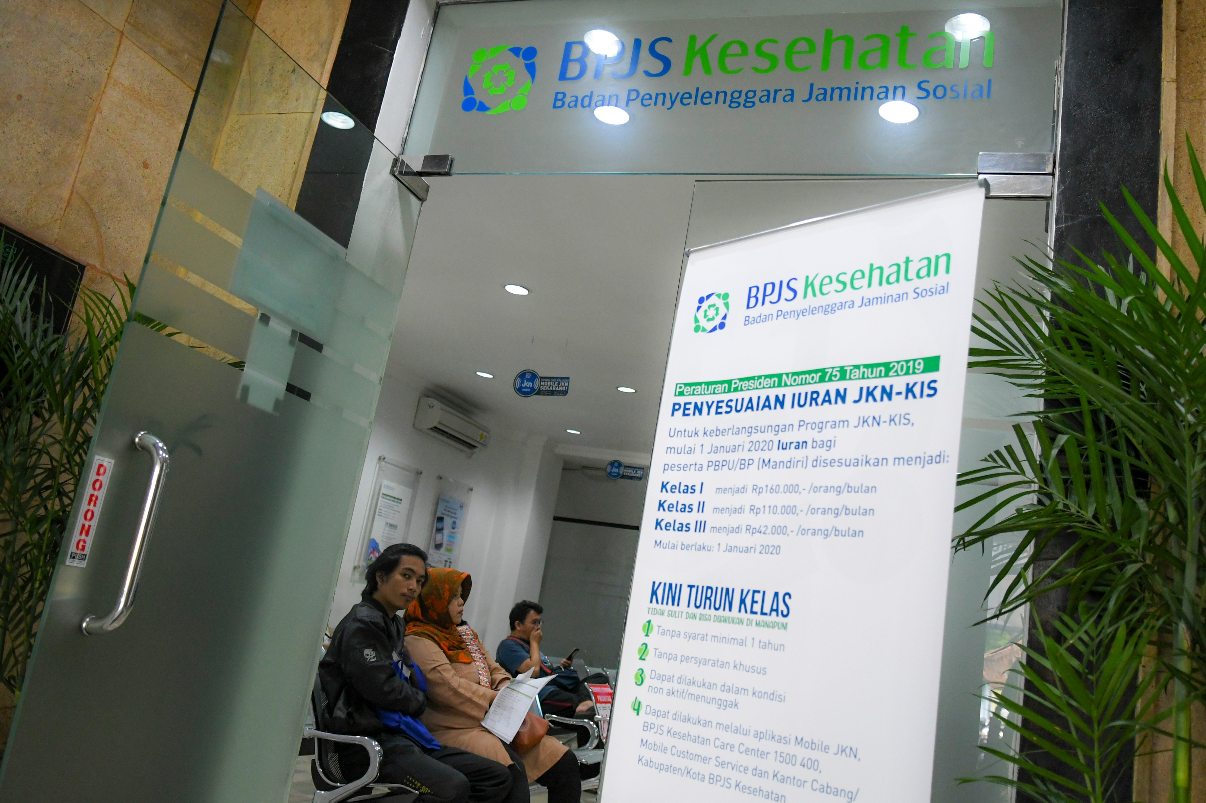 Pelatyanan di kantor BPJS Kesehatan Jakarta Pusat