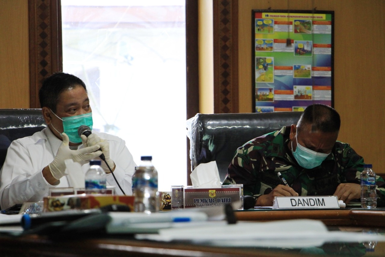 Gugus Tugas Bersama Tokoh Agama Dairi Bahas Pembukaan Kegiatan Ibadah.