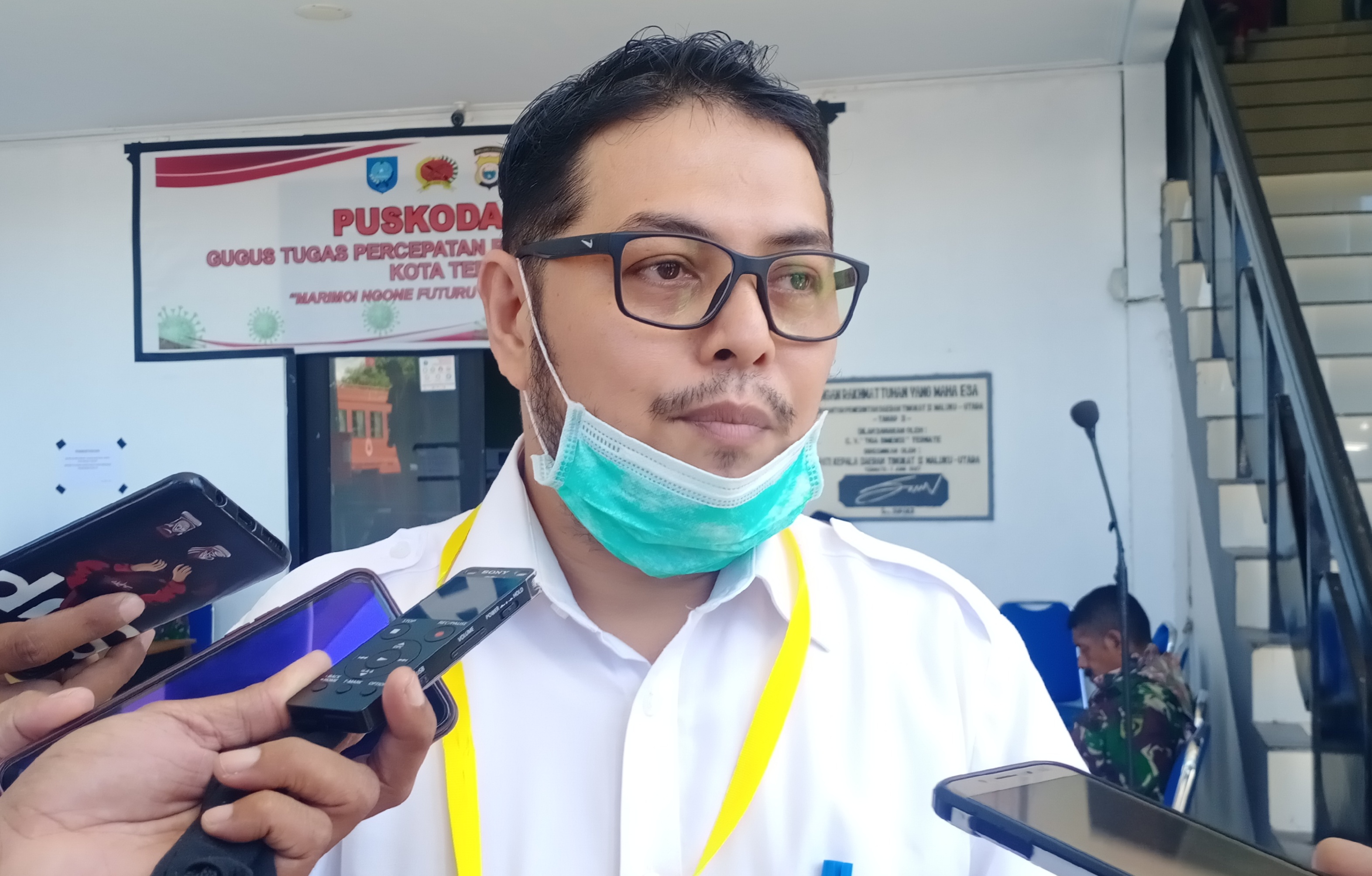 Juru Bicara Gugus Tugas Percepatan Penanganan Covid-19 Kota Ternate, Muhammad Asagaf 