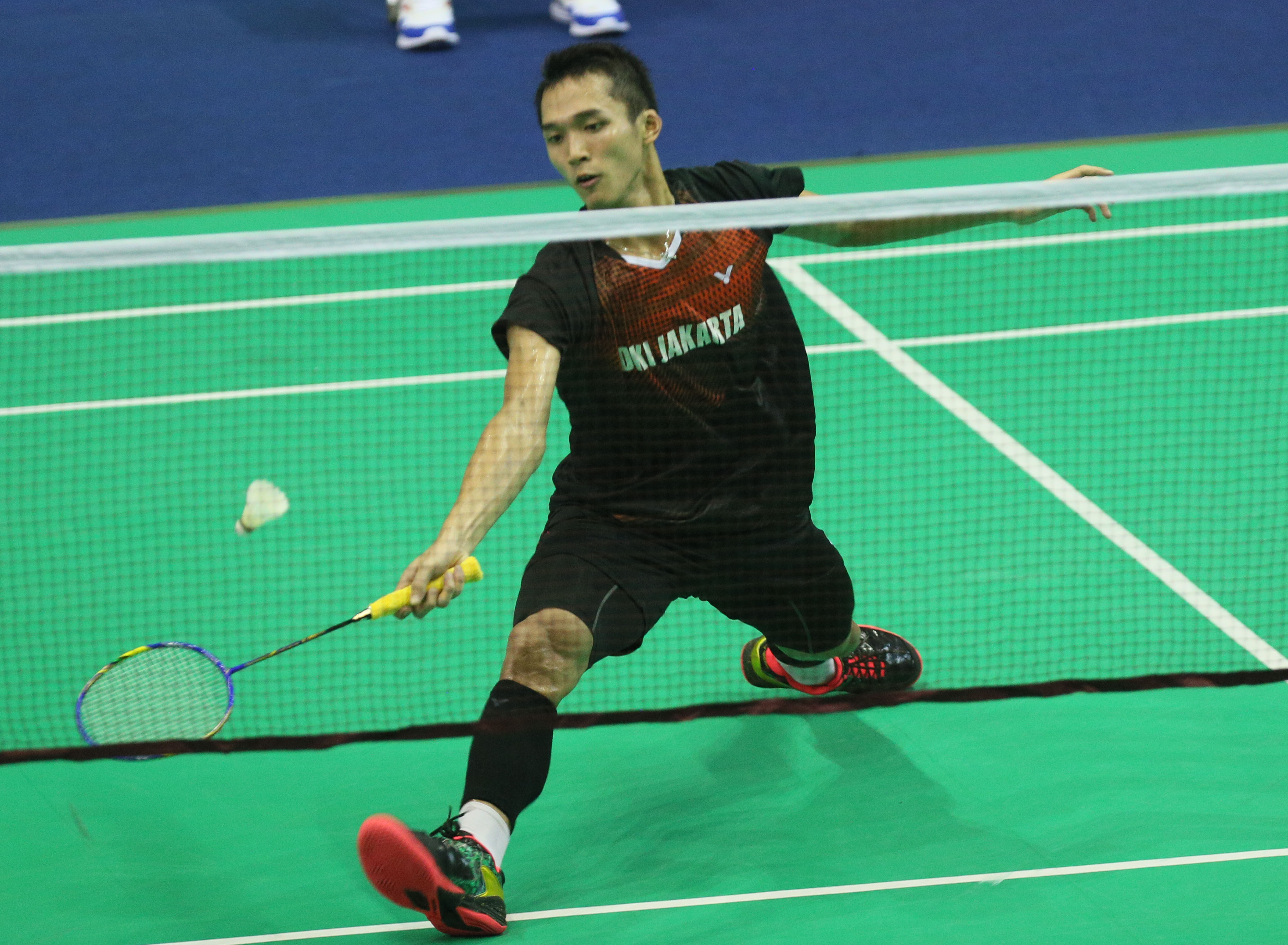 Atlet Bulu Tangkis DKI Jakarta Jonatan Cristie 