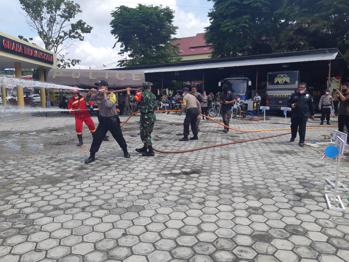 Siaga Karhutla, Polda Kalteng Gelar Lomba Damkar 