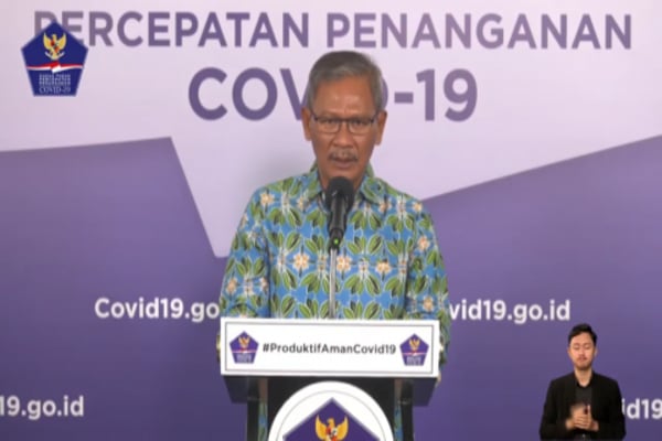 Juru Bicara Pemerintah untuk Percepatan Penanganan Covid-19 Achmad Yurianto