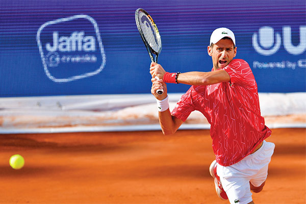 Petenis putra nomor satu dunia Novak Djokovic