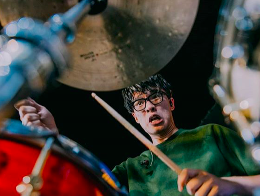 Marco Steffiano, penabuh drum grup musik Barasuara.