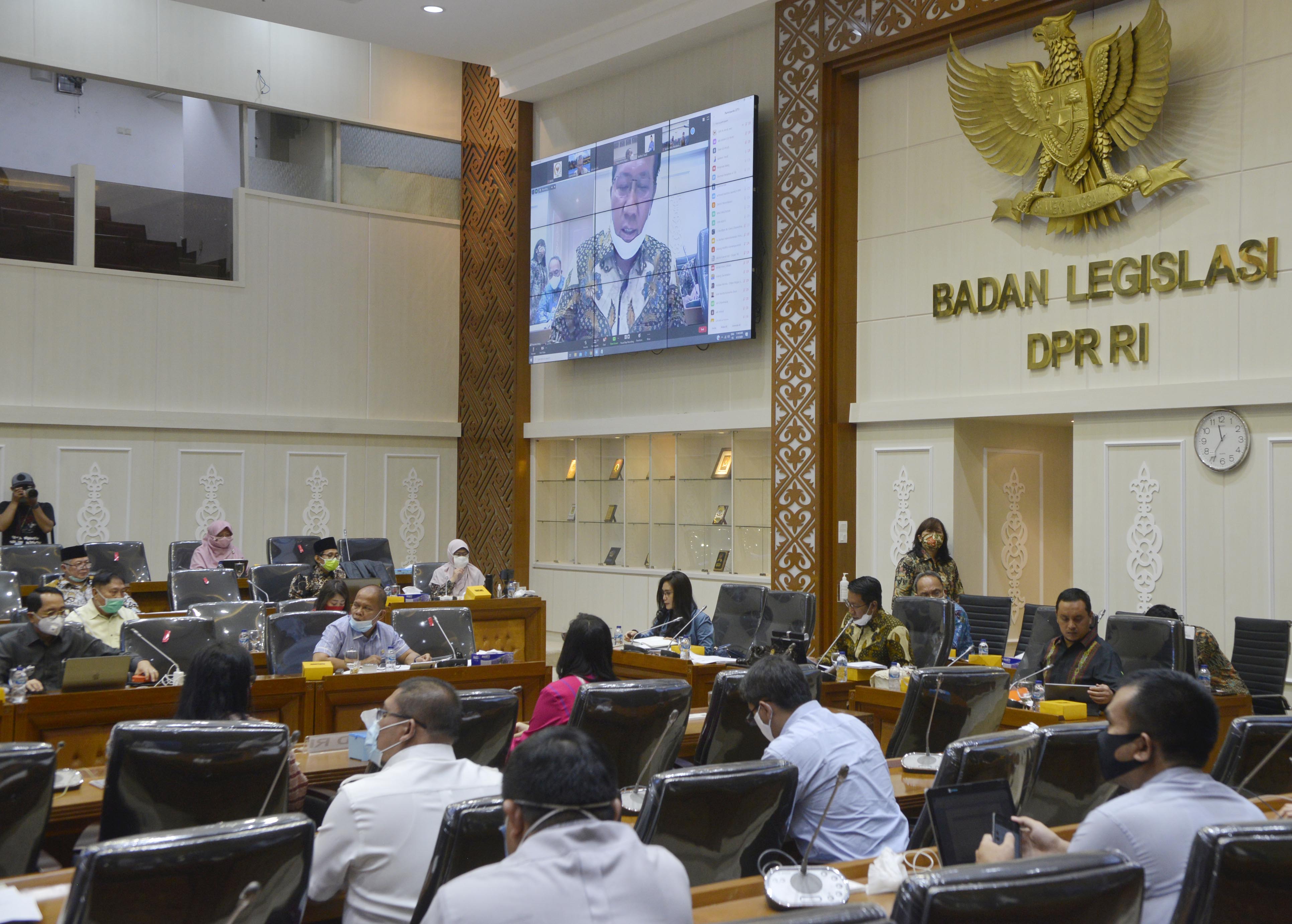 Pembahasan RUU Cipta Kerja di Badan Legislase DPR